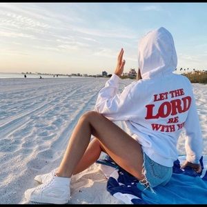 TALENTLESS SCOTT DISICK LET THE LORD BE WITH YOU WMNS HOODIE SZ M & L NWOT